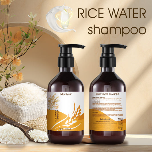 Premium Natural Rice Water Shampoo and Conditioner Set