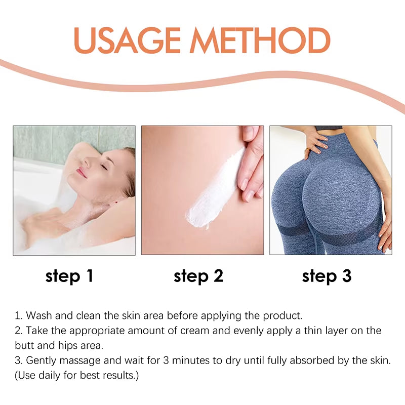 Buttock Enhancement Hip Lift up Enlargement Cream Sexy Butt Enlargement Cream Butt Enhancement