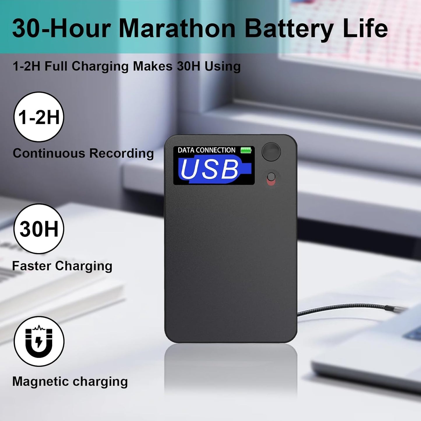 AI Voice Recorder  -64 gb - Supports 112 Languages