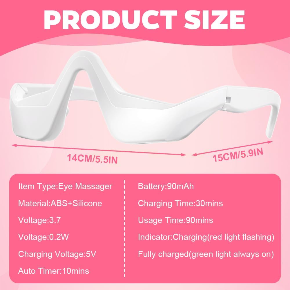 Under Eye Red Light Therapy Glasses