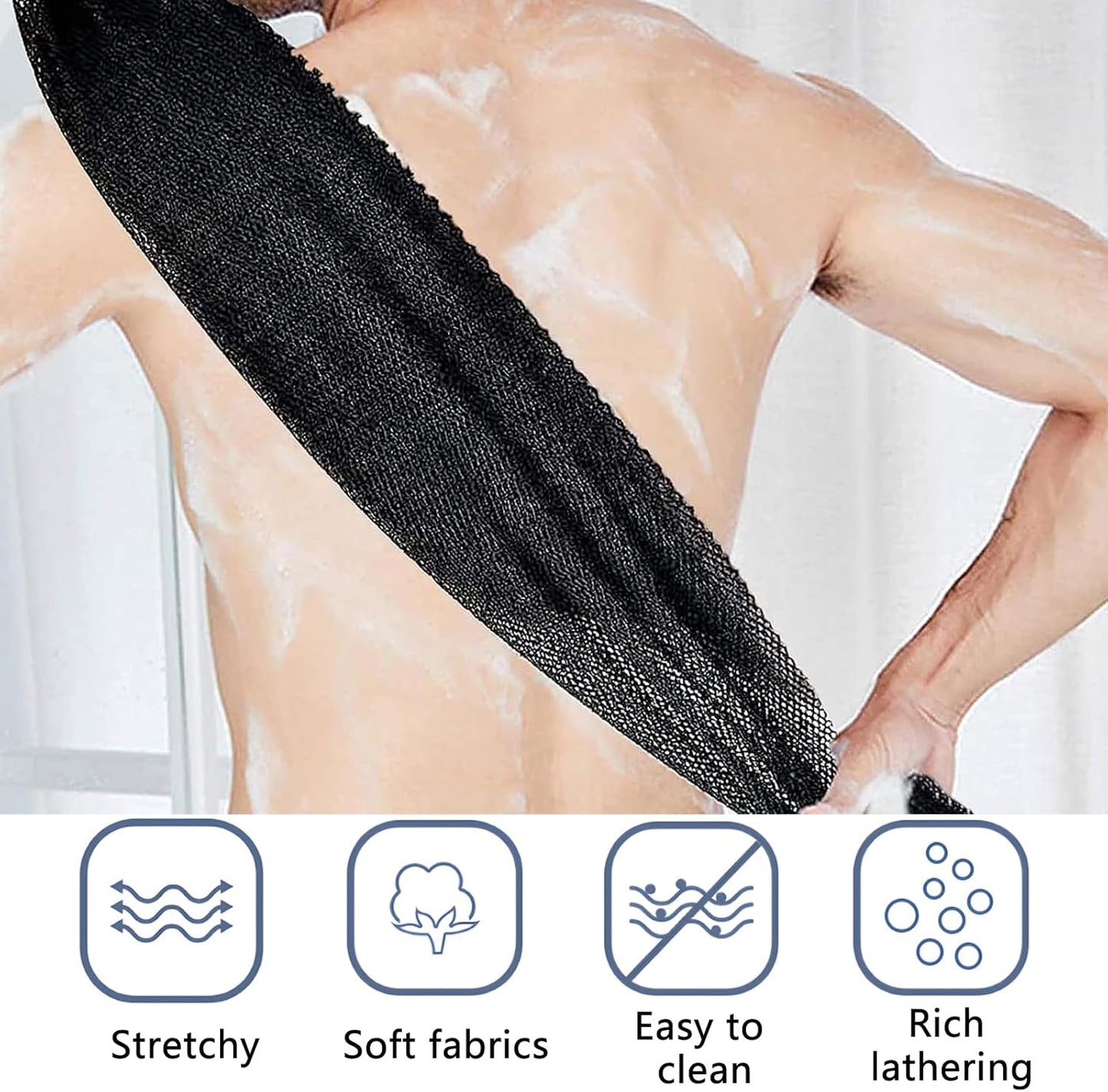 2 Pcs African Net Sponge