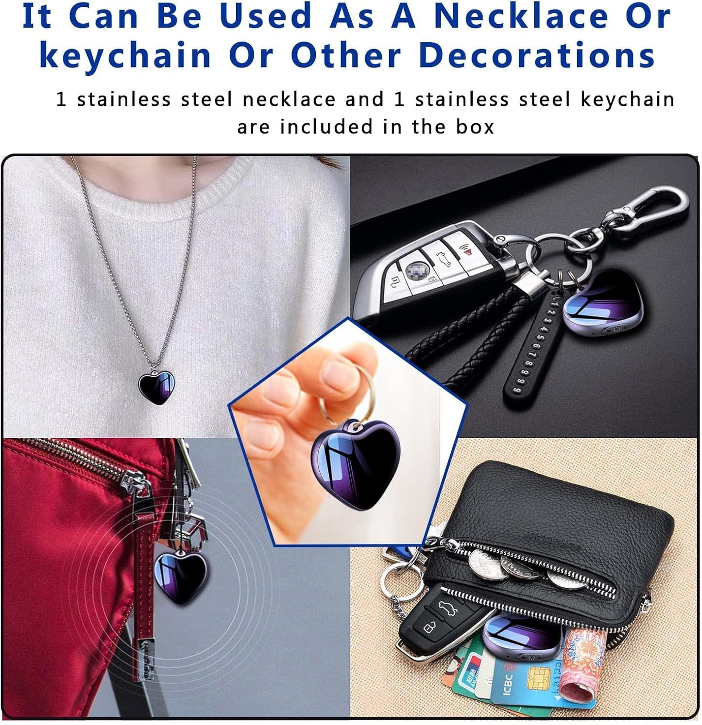 Mini Voice Recording Necklace